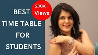 Best Time Table For School amp College Students  How to Make 100 Successful Time Table  ChetChat [upl. by Anyek]