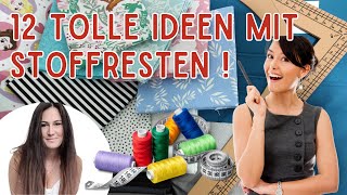 12 tolle Idee mit Stoffresten  Nähtinchen [upl. by Surovy]