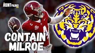 Can LSUs Defense Contain Jalen Milroe and Secure a Huge Win Over Alabama [upl. by Laith898]