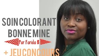 Jai testé le Soin Colorant Bonne mine Farida B  Jeu concours [upl. by Avat]