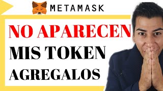 Como agregar nuevos token 🦊 a tu billetera METAMASK 🦊 Tutorial PC 2022 [upl. by Ahnavas]