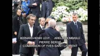 fashiontv  FTVcom  YVES SAINT LAURENT FUNERAL [upl. by Eterg235]