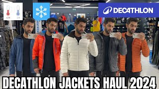 Decathlon Jackets Haul 2024  Decathlon Winter Collection For Men [upl. by Leahcar]