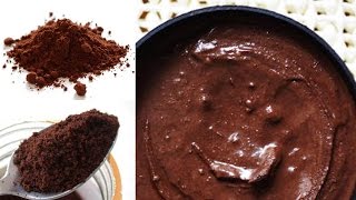 Cejas Abundantes  Como Oscurecer Cejas con Cafe y Cacao [upl. by Yssirc]