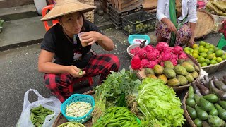 🇲🇲 Myanmar People’s Life Energy In A Lively Morning Wet Market Yangon [upl. by Ohs]