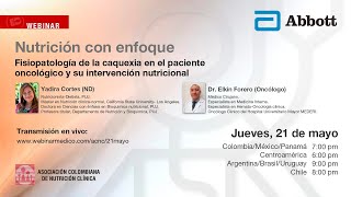 Fisiopatología de la caquexia en el paciente oncológico y su intervención nutricional [upl. by Dnalor825]