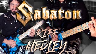 SABATON 🔥 Epic 30 RIFFS Medley [upl. by Saxet]