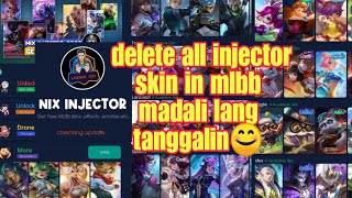 How to remove all injector skin in mlbb 20232024 [upl. by Jordison]