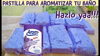 Como preparar una pastilla casera para aromatizar tu baño [upl. by Nale]