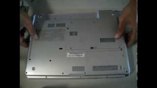 Sony VAIO VGNCR RemovingReplacing Keyboard Unit [upl. by Cherish377]