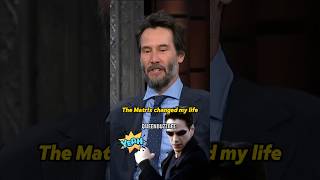 Keanu Reeves Reveals How The Matrix Made a Major Impact on His Life 😲 KeanuReeves shorts [upl. by Karlis]