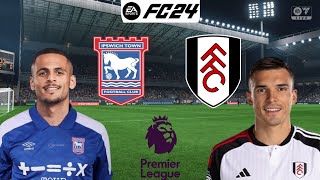 الدوري الانكليزي فولهام VS إيبسويتش تاون فيفا 24  PS5  EA SPORTS FC 24 [upl. by Herschel]