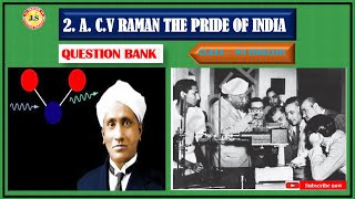 CV RAMAN THE PRIDE OF INDIA  QUESTION AND ANSWERS [upl. by Ellenaj190]