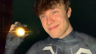 ASMR SpiderMan gives you a cranial nerve exam roleplay [upl. by Anhoj]