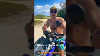 Rentar moto en Aruba reggae aruba royalcaribbean curacao moto yamaha aruba [upl. by Elsey719]