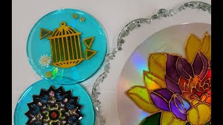 Yup Resin UV resin acrylic disc glass paints holographic vinyl amp more [upl. by Edrea]