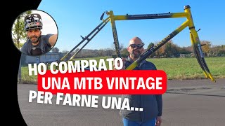 Nuova vita per un telaio MTB vintage Renesto in acciaio Columbus [upl. by Rednav72]