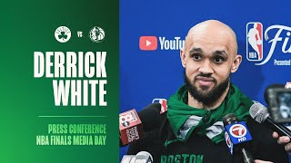 Derrick White NBA Finals Media Day Full Press Conference [upl. by Abibah854]