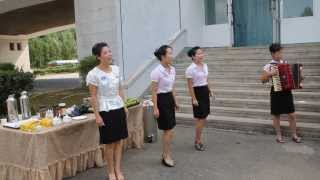 North Korean ladies sing for us [upl. by Adama]