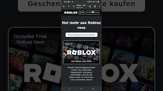 Roblox Gutschein Karte einlösen so gehts [upl. by Attenod]