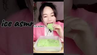 Her new matcha squeakiest bites 🍚🍵ASMR [upl. by Ilojne950]