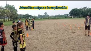 ejercicios para niños de 6 a 8 años en fútbol [upl. by Amedeo674]