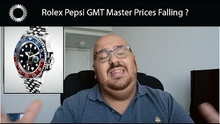 Rolex Pepsi GMT Master II Prices FALLING  RIght Time To Buy One [upl. by Berna]