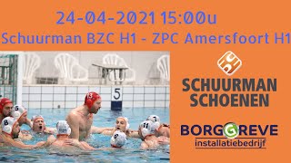 Schuurman BZC 1  ZPC Amersfoort 1  Eredivisie Waterpolo  24042021 [upl. by Arriat262]