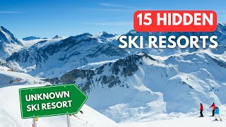 Top 15 Best Hidden Ski Resorts in Europe [upl. by Cointon77]