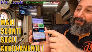 Come avere MAXI SCONTI su abbonamenti NETFLIX SPOTIFY DISNEY eccil mondo COOSUB non solo in camper [upl. by Williamsen]