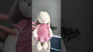 Crochet Velvet Bunny 🐰 Tutorial on the Channel [upl. by Suk]