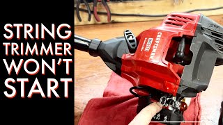 Craftsman string trimmer won’t start Easy fix [upl. by Hsan439]