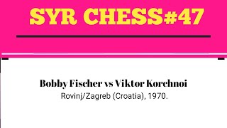 Bobby Fischer vs Viktor Korchnoi RovinjZagreb Croatia 1970 [upl. by Thorrlow]