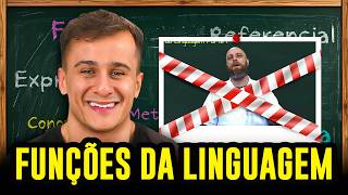 TUDO sobre FUNÇÕES DA LINGUAGEM pro ENEM  Referencial conativa metalinguística poética fática [upl. by Assed]