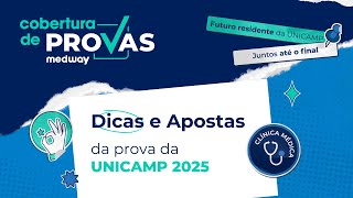 Dicas e Apostas para a prova da UNICAMP  Clínica Médica  Cobertura de Provas Medway [upl. by Hazlip]