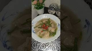 Masak pangsit kuah food cooking dimsum fyp [upl. by Freddie102]