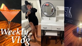 VLOG DID I GET SCAMMED  IM IN MY DIY ERA  NEW MAKEUP VANITY  STK STEAKHOUSE DC [upl. by Aneert982]