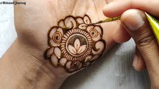 Beautiful Modern Style Mehndi Design  Easy Stylish Mehndi Design  Mehndi ka Design  Mehendi 2024 [upl. by Atauqal]