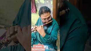 F Middle Well Tuned Professional Flute SHAHJI FLUTE MAKER 9639322768 [upl. by Leitman]