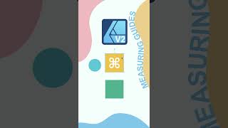 Affinity Designer 2  Measure Guides affinitydesigner affinitydesignertutorial [upl. by Alaehs]