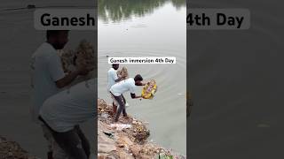 Ganesh immersion 4th day ganesh ganeshimmersion [upl. by Esirahc]