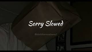 Justin Bieber  Sorry SlowedReverb [upl. by Oicnerolf]