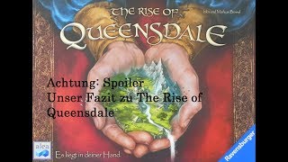 Achtung Spoiler  Unser Fazit zu dem Spiel The Rise of Queensdale  Die Brettspieltester [upl. by Anera]