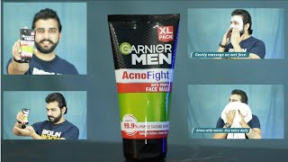 Garnier Acno Fight Anti Pimple Facewash for Men  Skin Care Tips [upl. by Yelram505]