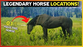 Get The Legendary Horse with Locations  RDR2 [upl. by Marpet]