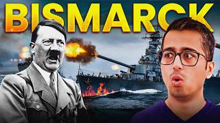 Bismarck Battleship in Hindi True Story of Bismarck vs Hood Warship Sinking  Bismarck सच्ची कहानी [upl. by Putnem5]