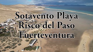 Sotavento Playa Risco del Paso Fuerteventura  4K [upl. by Francisco]