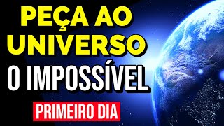 PEÇA AO UNIVERSO O IMPOSSÍVEL  1ª Meditação da Manhã da Lei da Atração [upl. by Zinah]