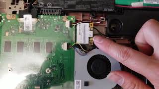 Asus Model X540S Disassembly SSD Upgrade [upl. by Yelsel]