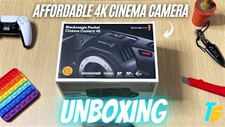 Blackmagic Pocket Cinema Camera 4k Unboxing [upl. by Ferdinande]